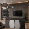 Mármol de PVC para muros interiores con acabado decorativo